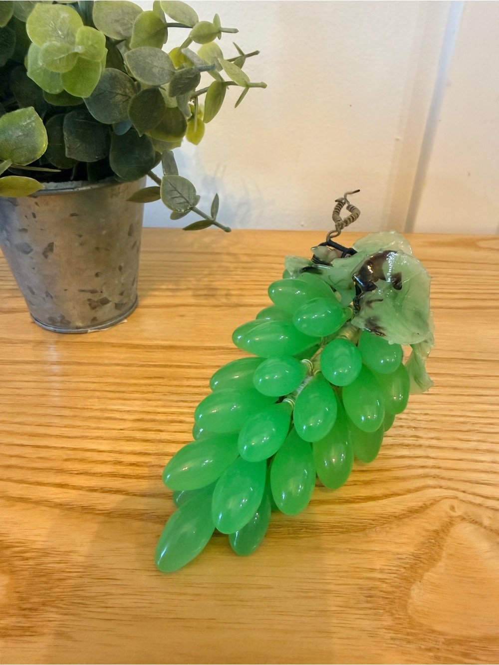 🌿2/$25 • Vintage Jade Grape Clusters Xuan Wu Jade Factory Beijing